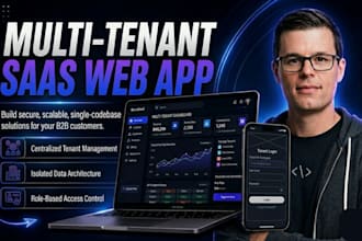 build a scalable multi tenant saas web app with ai automation, full stack saas