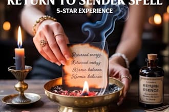 cast return to sender spell, energy reversal, karma alignment