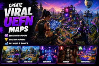 create viral uefn creative map in unreal engine for fortnite that player loves