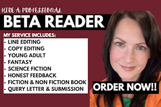 contemporary romance beta reader literary fiction beta reader fantasy horror