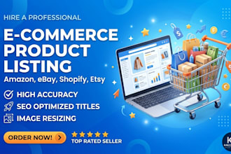 expert product listing for your ecommerce store