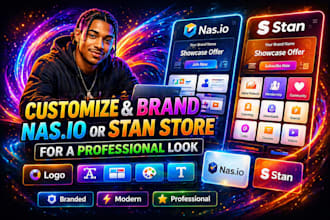 professionally customize and brand your nasio or stan store for a polish