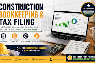 handle construction bookkeeping and tax filing to avoid cra penalties