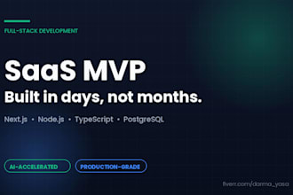 build your saas mvp with nextjs nodejs and ai