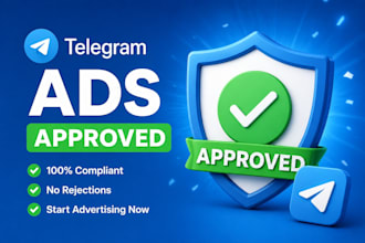 remove prohibited telegram ads, setup telegram bot for approval telegram ads