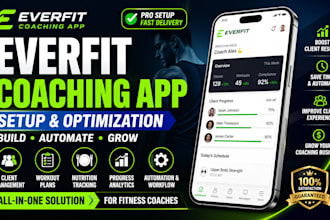 set up and optimize your everfit coaching app for fitness business growth
