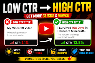 boost your youtube CTR with viral titles and tags