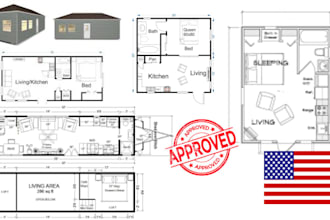 design frame house, cabin house, small house, tiny house plan, container house