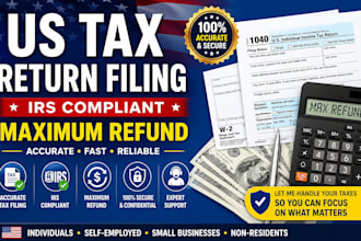 file your tax return USA, irs income tax filing and maximum refund optimization