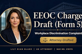 draft your eeoc charge of discrimination for workplace injustice