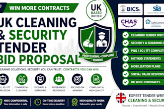 write commercial cleaning contracts pqq sq itt janitorial tender procurement bid