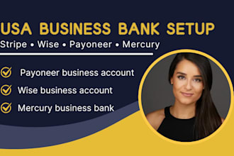 create USA bank for USA llc owner mercury wise llc setup usa bank creation