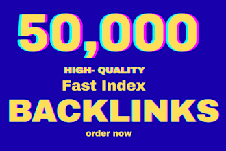 build 50,000 high da SEO backlinks for  powerful off page link building