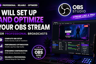 set up and optimize your obs stream for professional broadcasts
