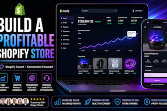 design shopify store, build shopify dropshipping store, shopify website expert