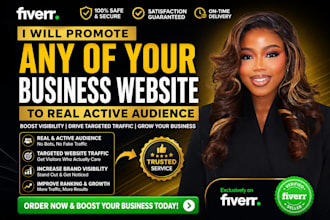 promote any of your business website to real active audience