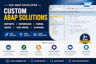 build sap abap ricef objects odata I am strong in hana concepts
