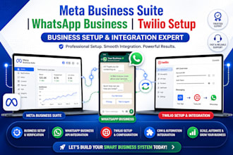setup verified meta business account,whatsapp business api,twilio,business suite