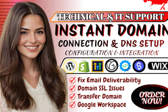 connect domain transfer godaddy domain to squarespace, fix dns issues wix email