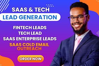 do saas lead generation fintech leads saas b2b cto leads cold email outreach