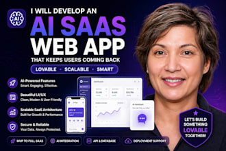 develop an engaging ai saas web app that keeps users coming