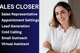sales closer sales representative lead generation b2b sales agent sales rep