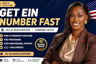 get ein number for US llc, llc registration and company setup
