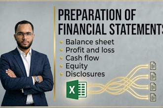 prepare balance sheet, profit and loss financial statements under ifrs and gaap