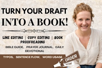 edit debut christian book, nonfiction line editing, amazon publishing support
