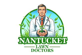 do dynamic logo for a lawn care company on nantucket island