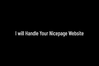 design a nicepage website for your business