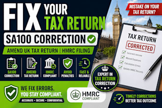 amend uk tax return sa100 correction self assessment hmrc filling