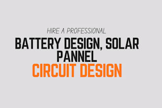 design renewable energy systems with battery and solar integration