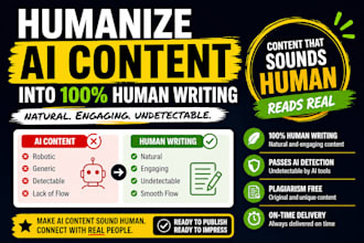 humanize ai content into natural, engaging human writing