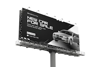 design billboard, signage, yard sign, signboard, or banner ads, yard sign