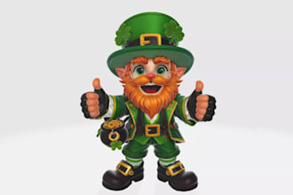 plushcore 3d character, fur texture, talking 3d for apps,saas, facial rig avatar