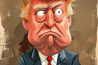 do a political cartoon art