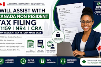 assist with canada non resident tax filing t1159 nr4 cra