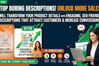 write SEO product descriptions that convert and boost sales