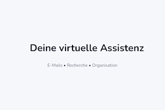ich bin deine virtuelle assistenz