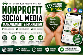 do nonprofit social media management, charity and ngo marketing