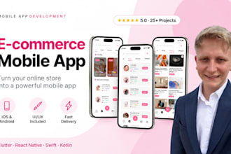 develop an ecommerce mobile app