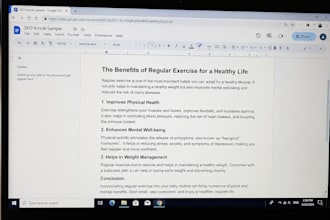 create SEO friendly articles and website content