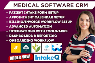 setup medical CRM simplepractice tebra athenaone pabau practice fusion intakeq
