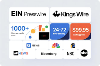 write distribute your press release to georgia media sites via kings wire or ein
