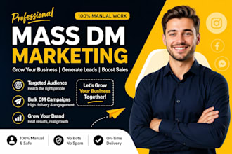 mass dm, instagram dms, discord dm, twitter mass dm to your targeted audience