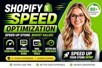 do shopify speed optimization and fix slow store pagespeed fast