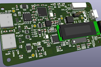 design professional kicad pcbs for iot and smart devices