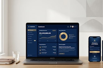 create luxury and modern UI UX design