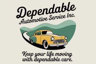 design excellent cars start logo with dependable care